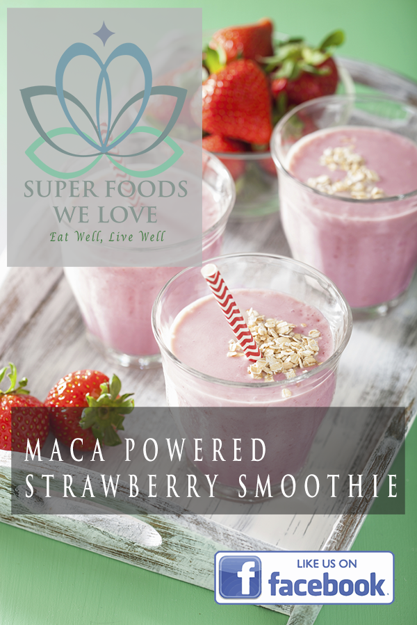 Maca Strawberry Smoothie